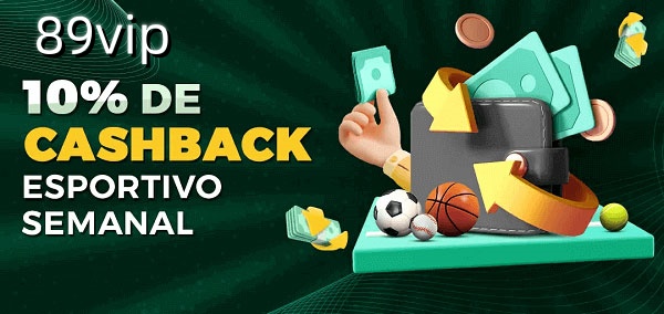 10% de bônus de cashback na 89vip.com